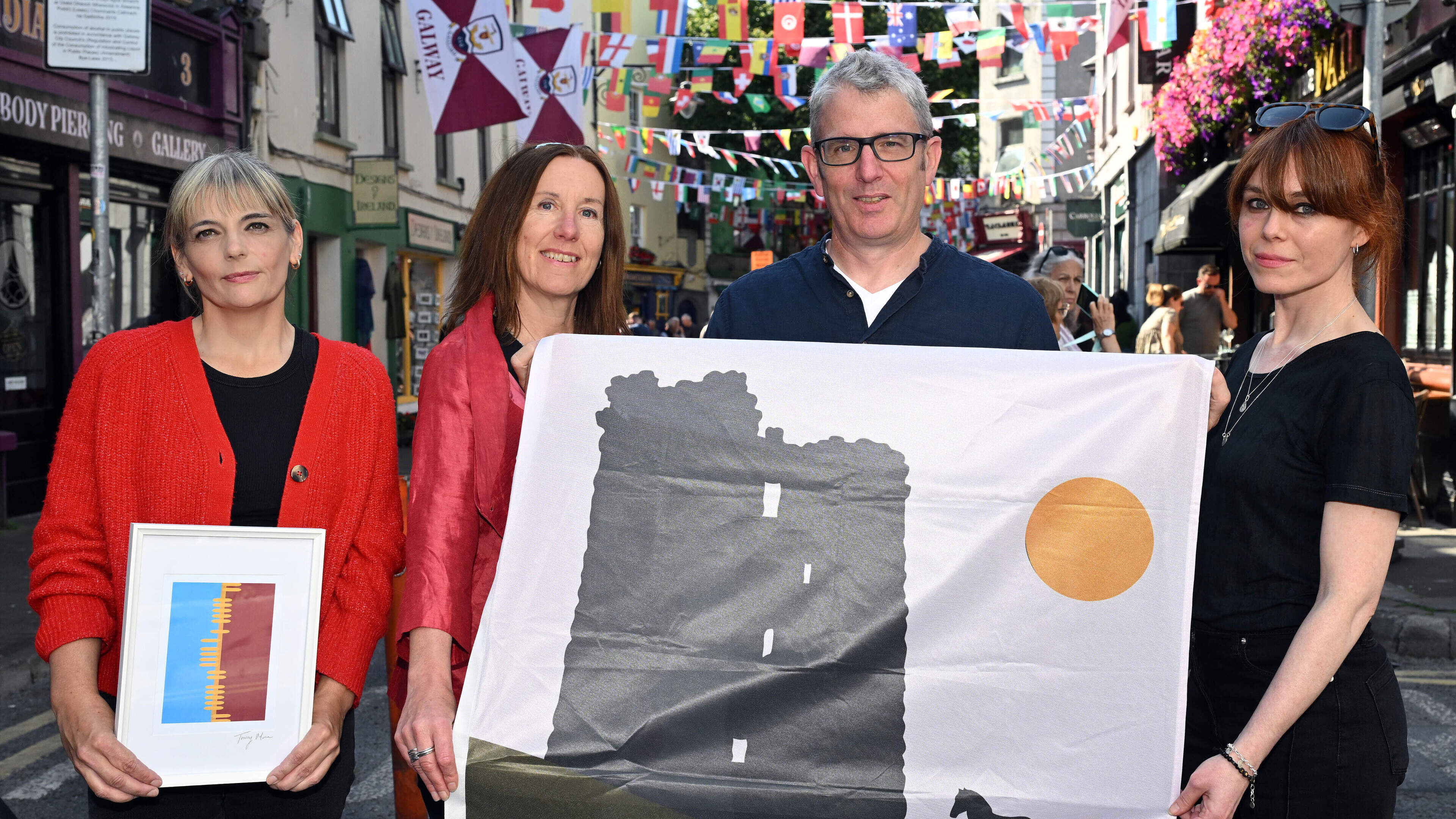 Meet the artists behind the new flags reimagining Galway’s tribes for Culture Night