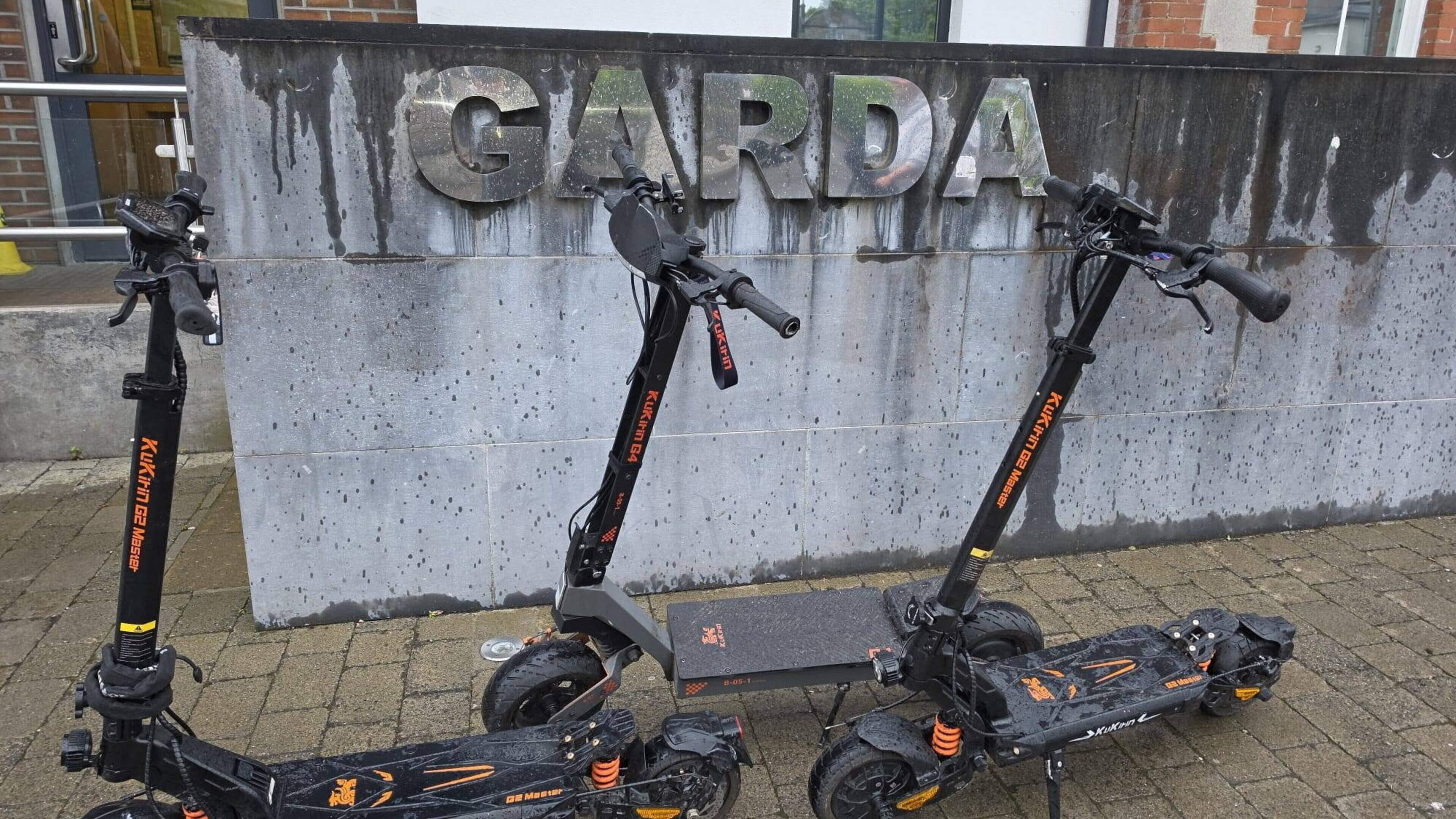 Gardaí seize 11 e-scooters, drugs and knuckle duster in ‘day of action’ in Westmeath