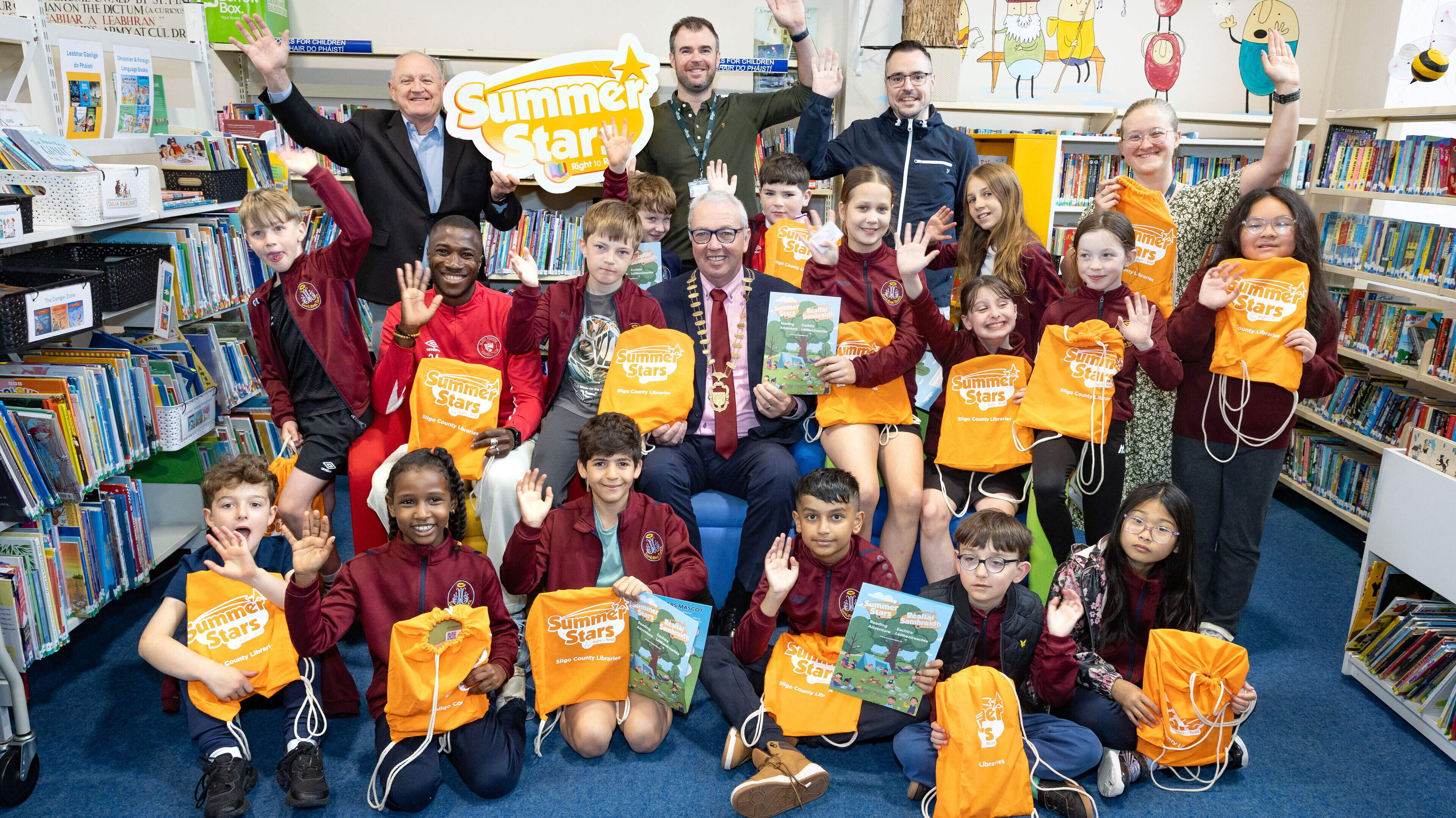 Sligo Library’s summer reading initiative has a World Cup influence where children can read books on their footballing heroes