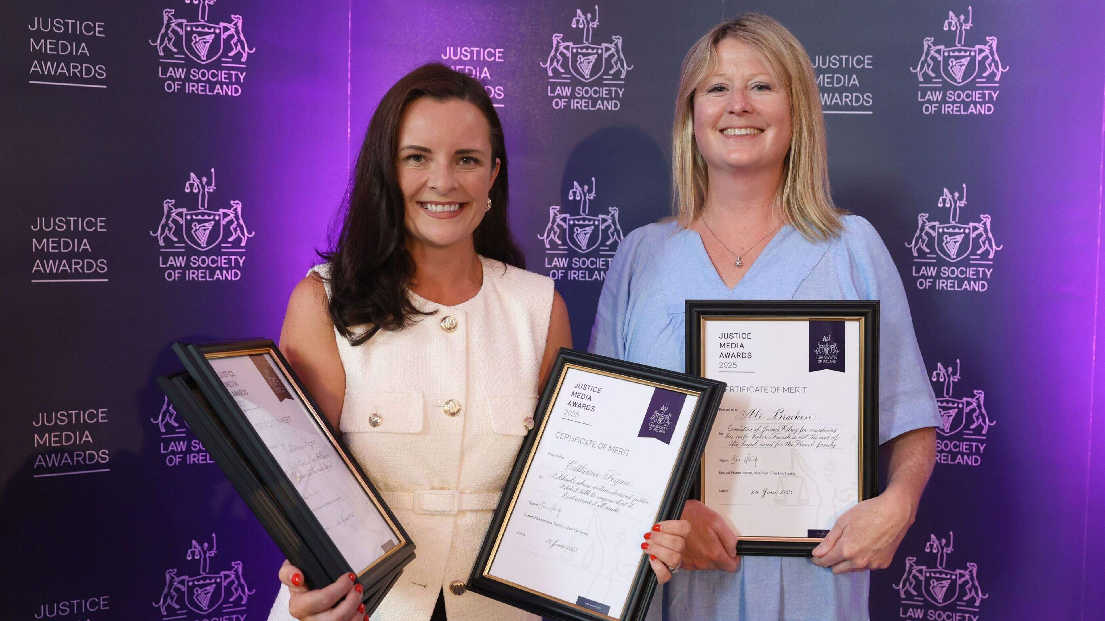 Mediahuis Ireland journalists pick up 14 nominations for Justice Media Awards