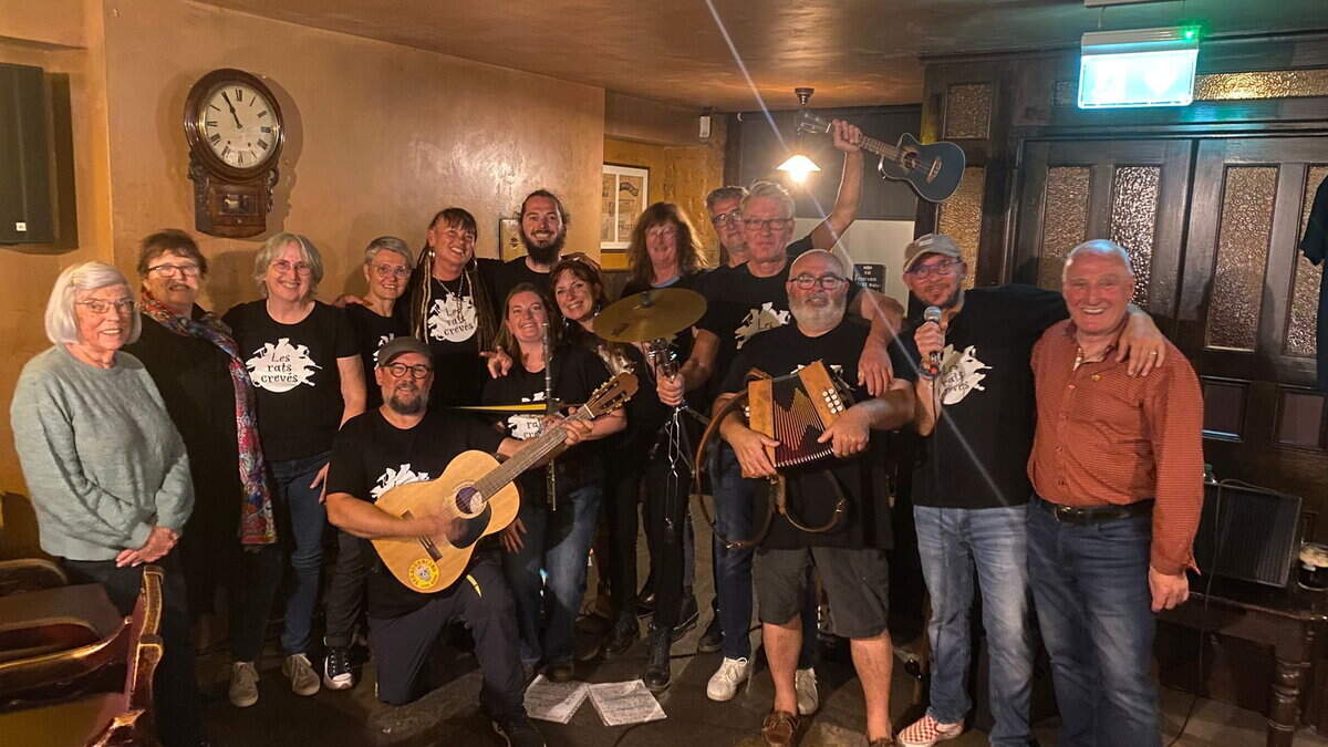 French hospital band strike the right note during visit to Sligo