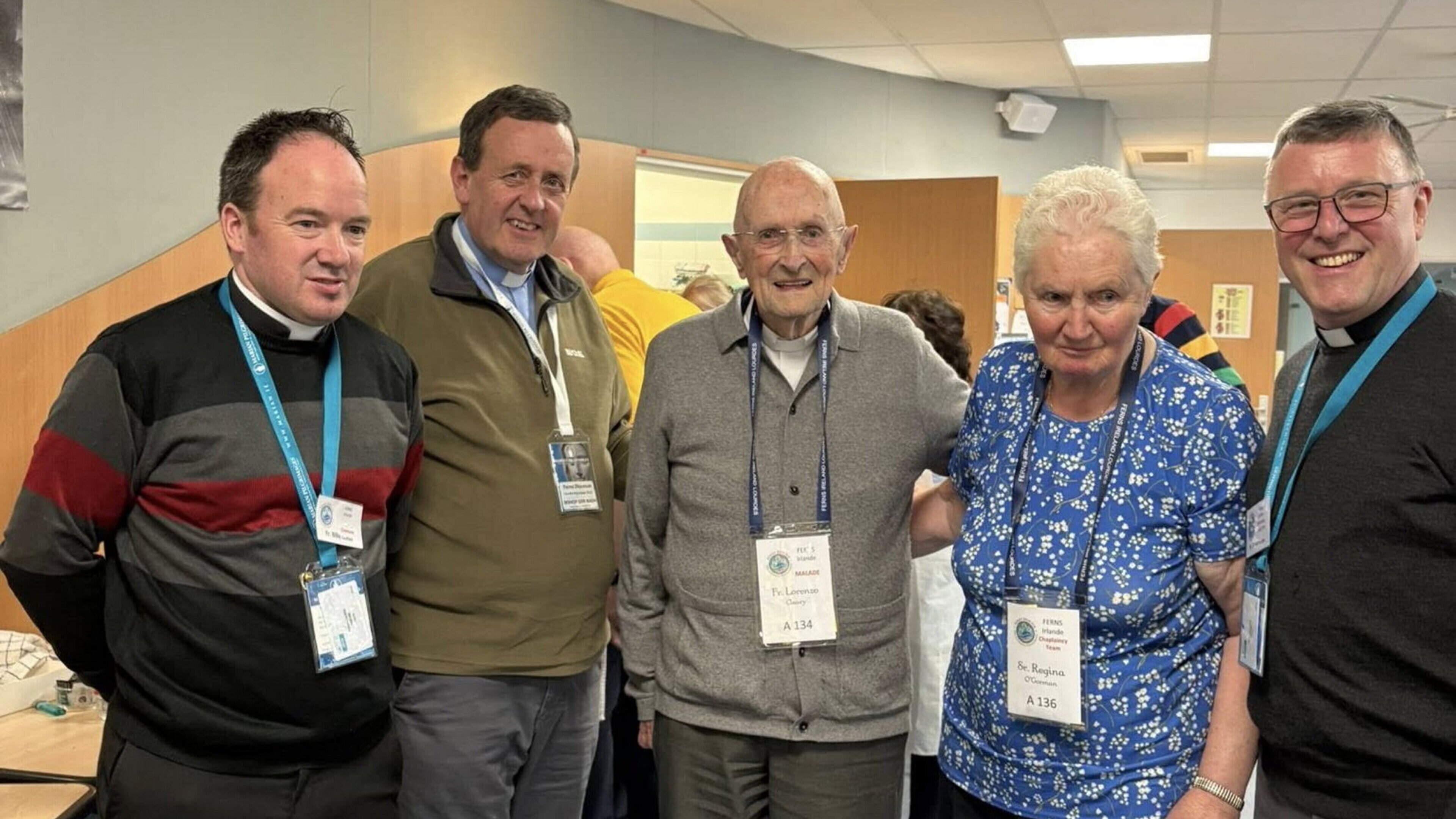 ‘Special moment’ as Wexford priest Fr Lorenzo Cleary celebrates 70 years in the priesthood in Lourdes