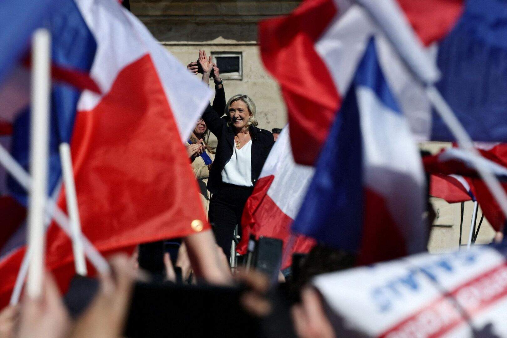 ‘We will follow Martin Luther King as an example,’ Le Pen says, as ...