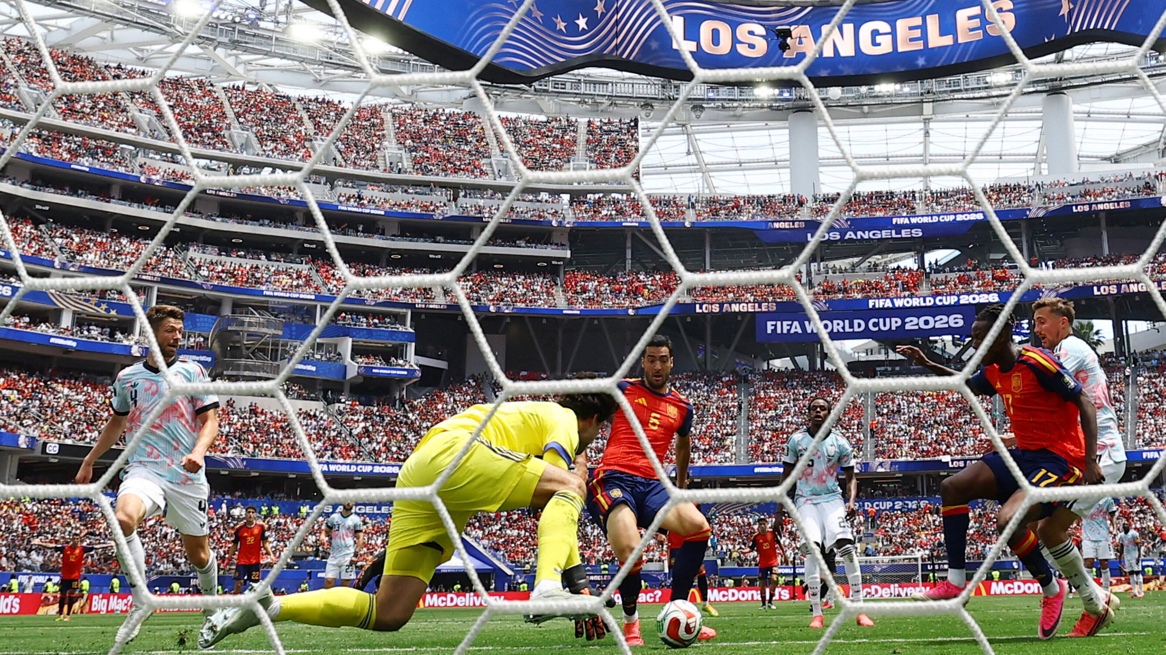 World Cup 2026 Day 30: Late Merino strike gives Spain victory over Belgium to set up semi-final clash with France