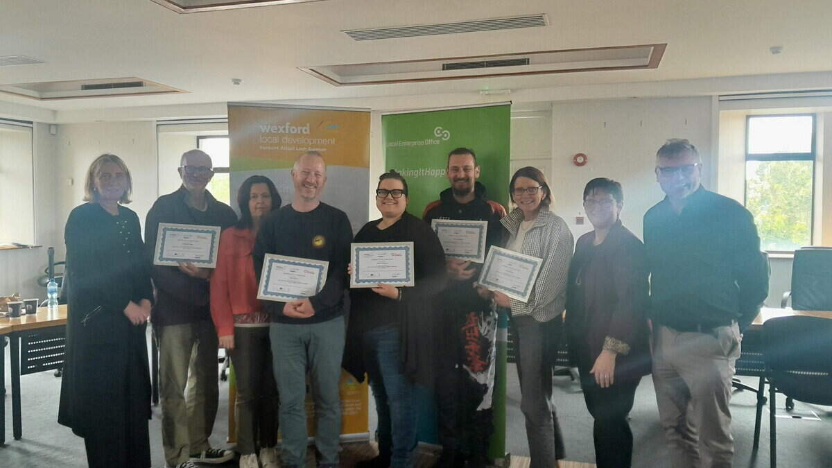 From WhatsApp groups to real-world projects, Wexford social enterprise trainees build lasting community ties