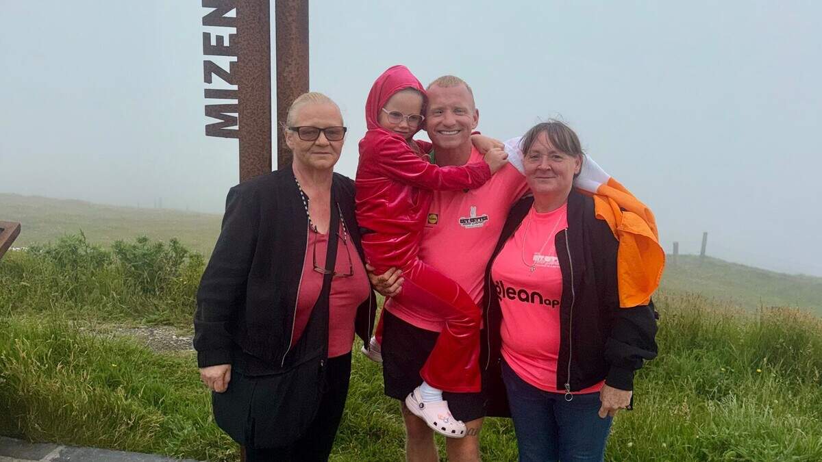 Dad who beat addiction completes gruelling 1,100k run in Cork