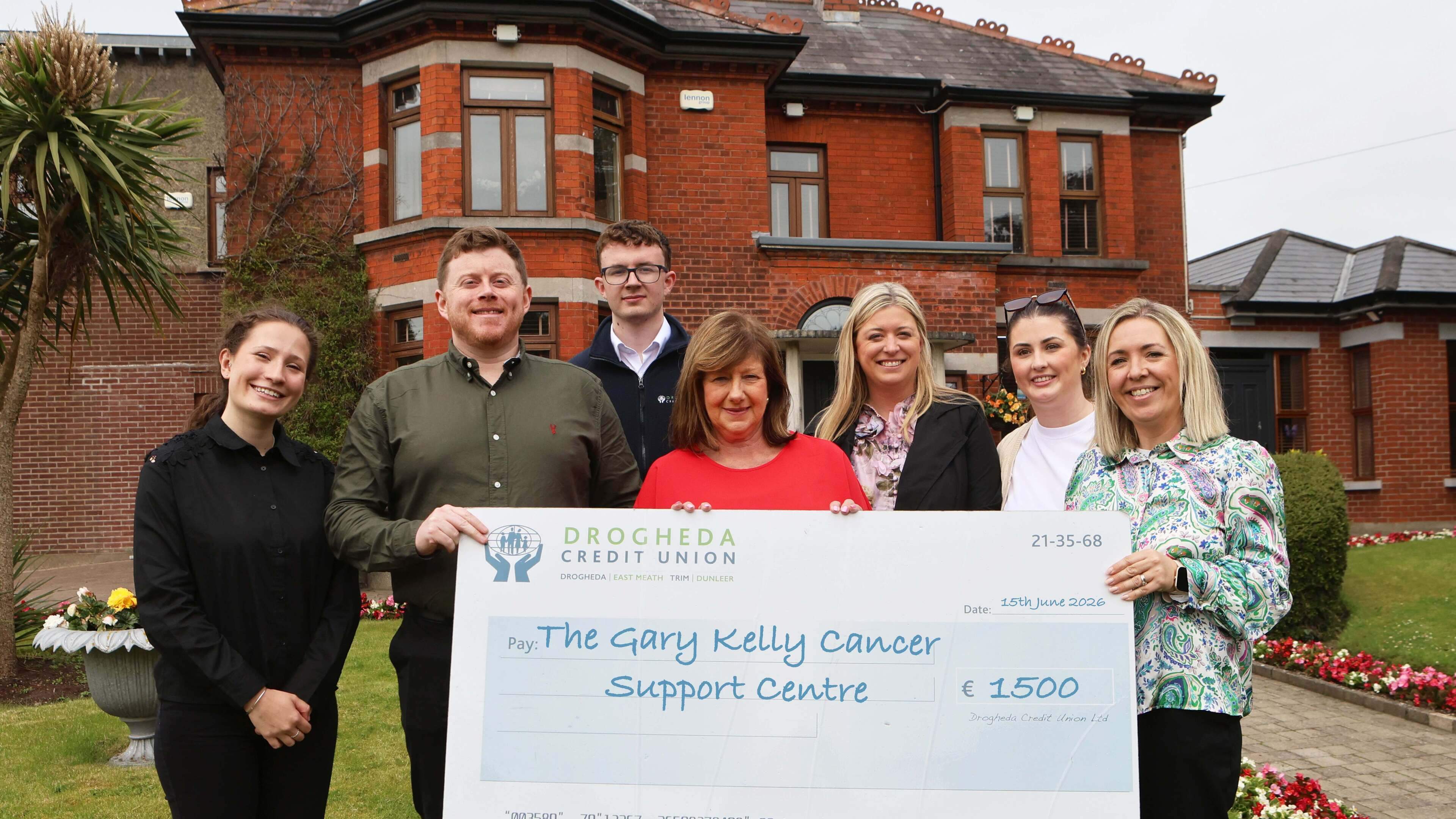 Drogheda Credit Union staff raise funds for Gary Kelly Cancer Support Centre