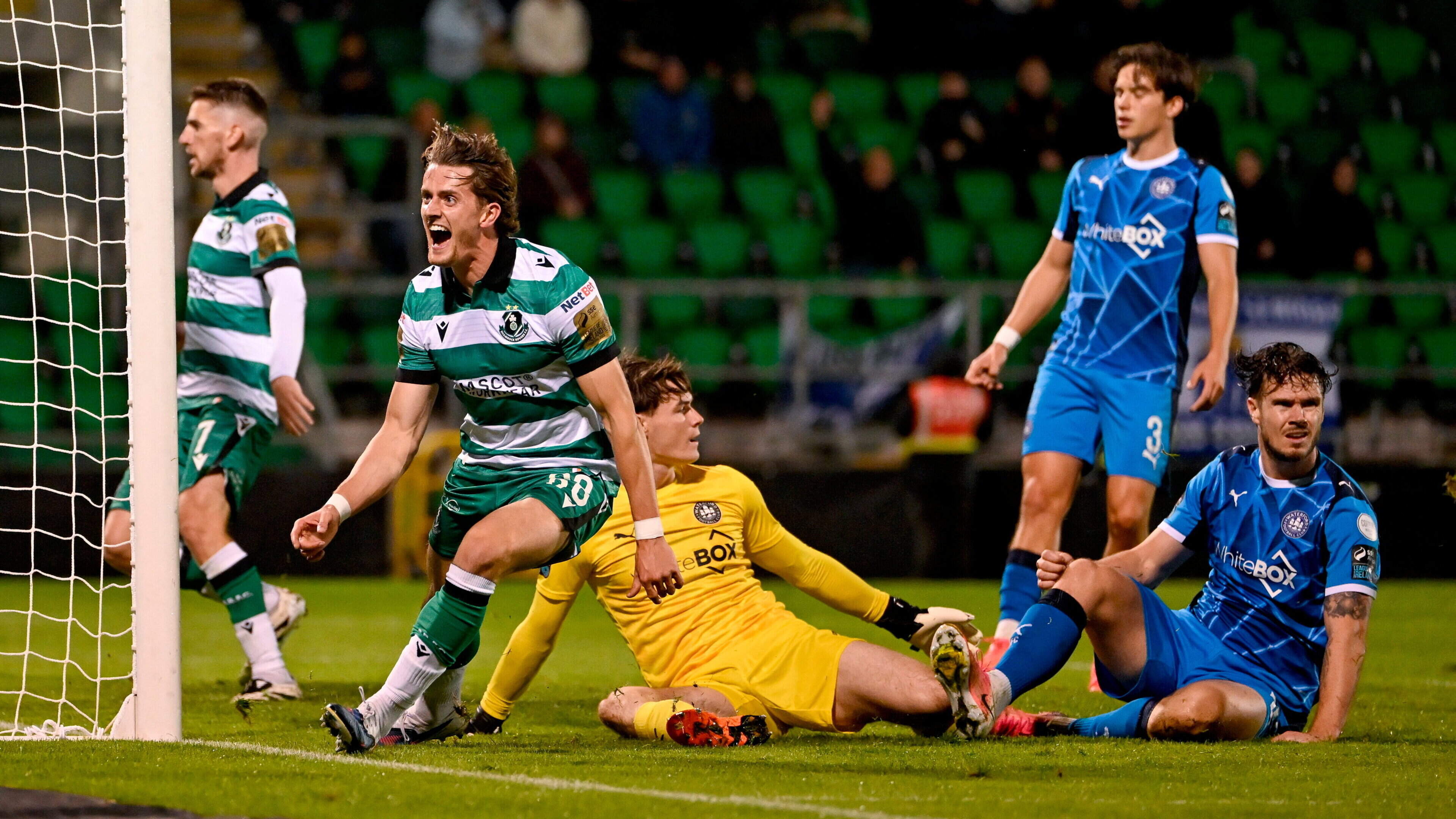 Shamrock Rovers’ title charge back on track after John McGovern inspires comeback win over Blues