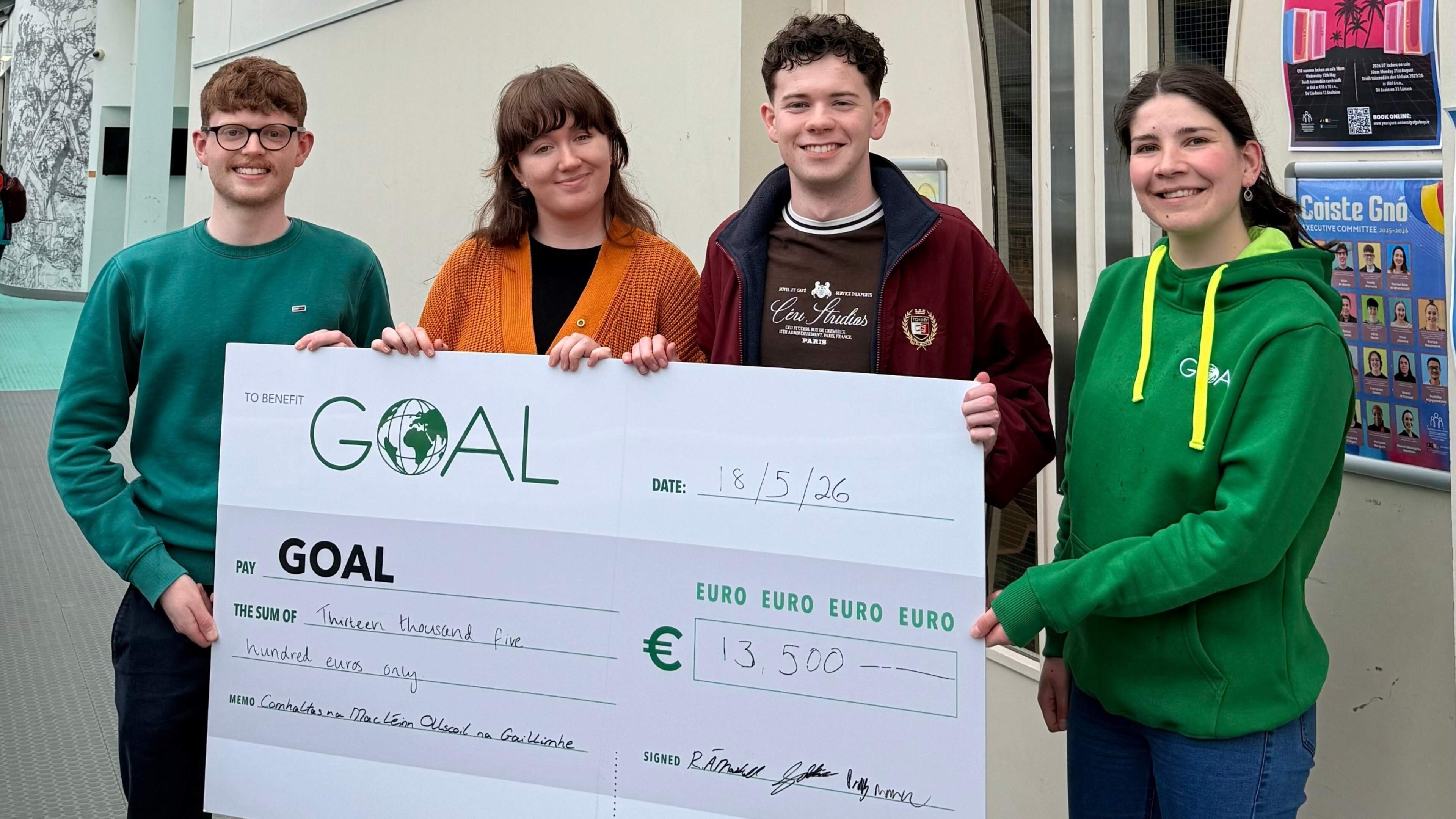 Daring challenges help University of Galway Students’ Union raise €27k for charity