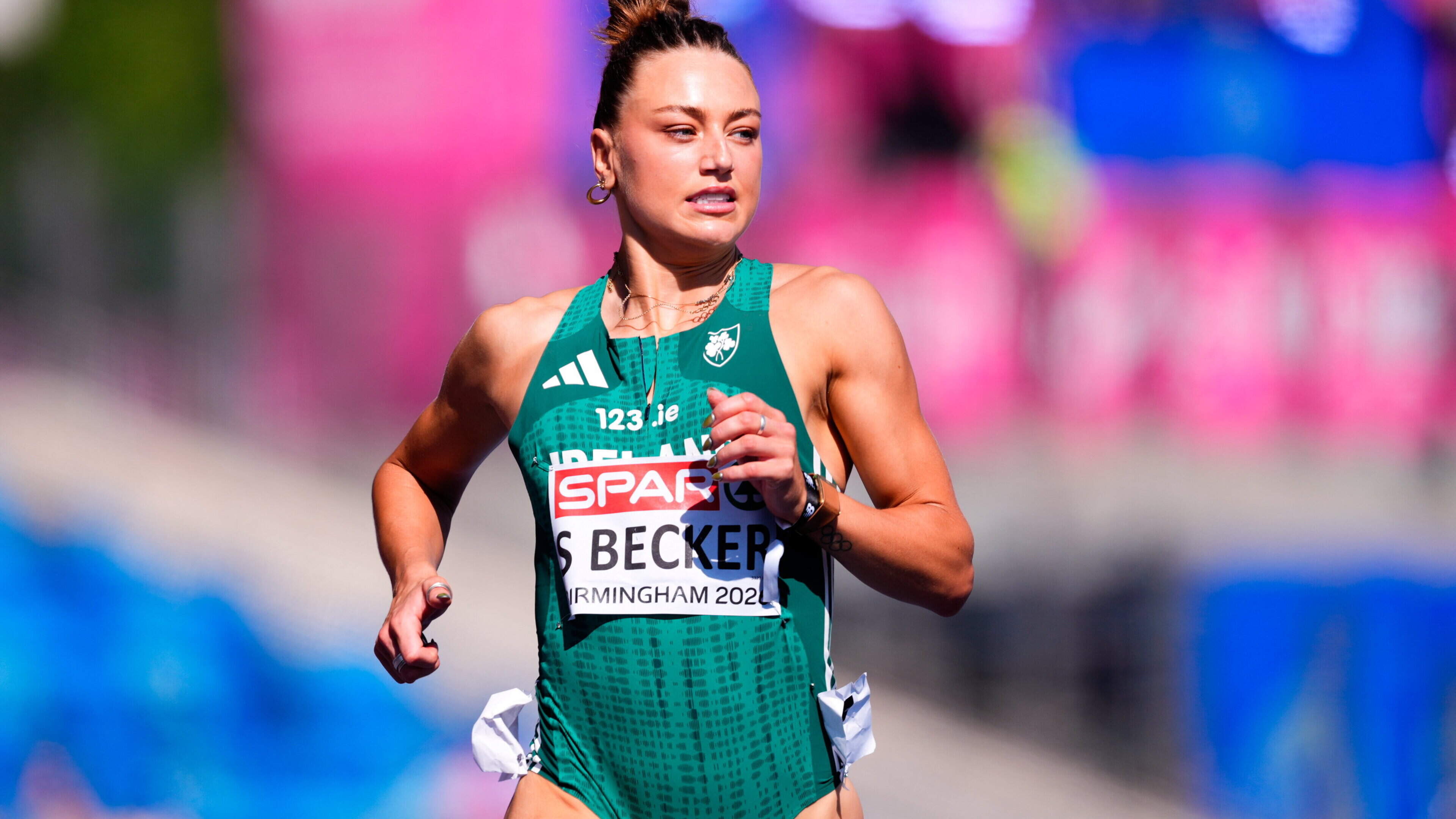 European Athletics Championships Day Four: Marcus Lawler and Sophie Becker flying Irish flag in morning session