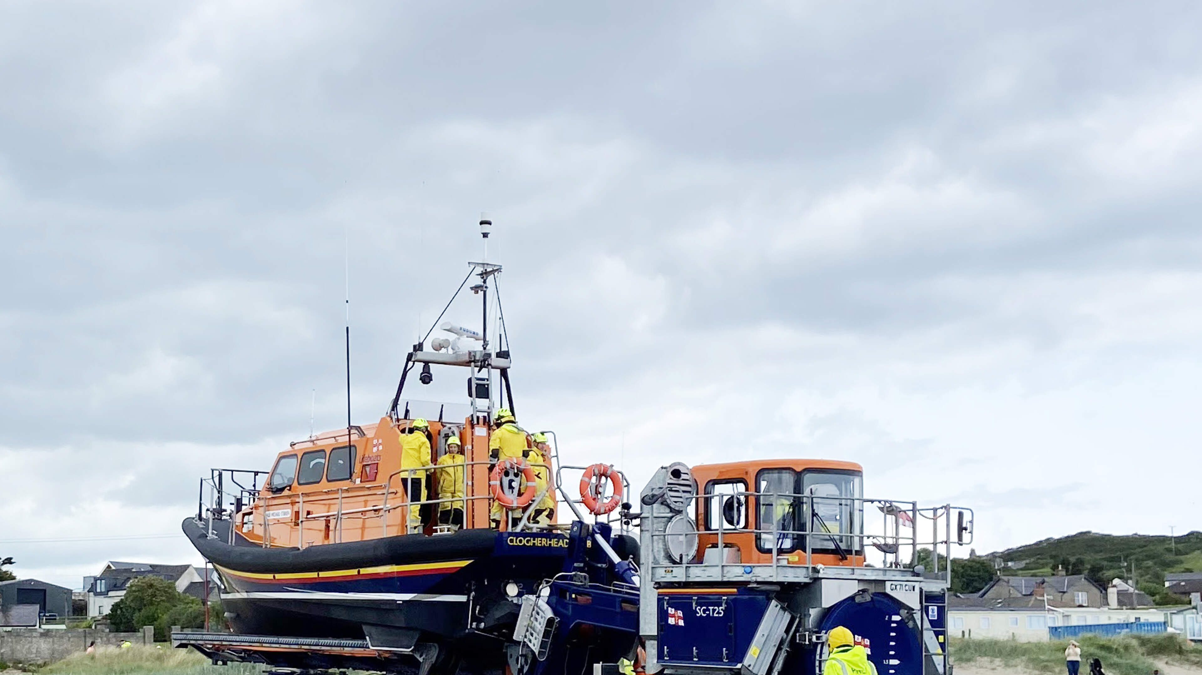 Three swimmers rescued following incident at Louth Beach