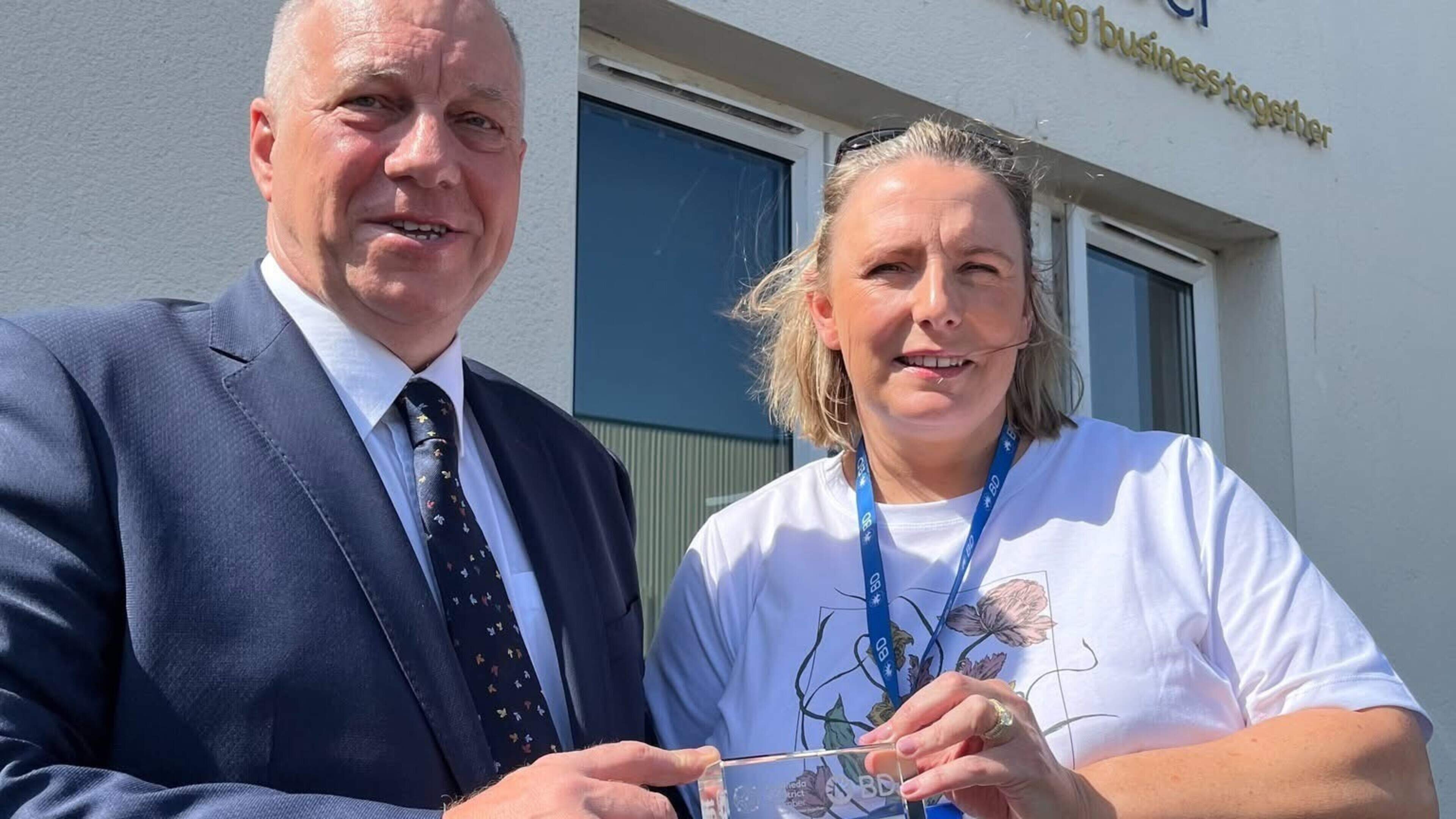 Retiring Louth Garda Supt Andrew Watters honoured by Drogheda Chamber