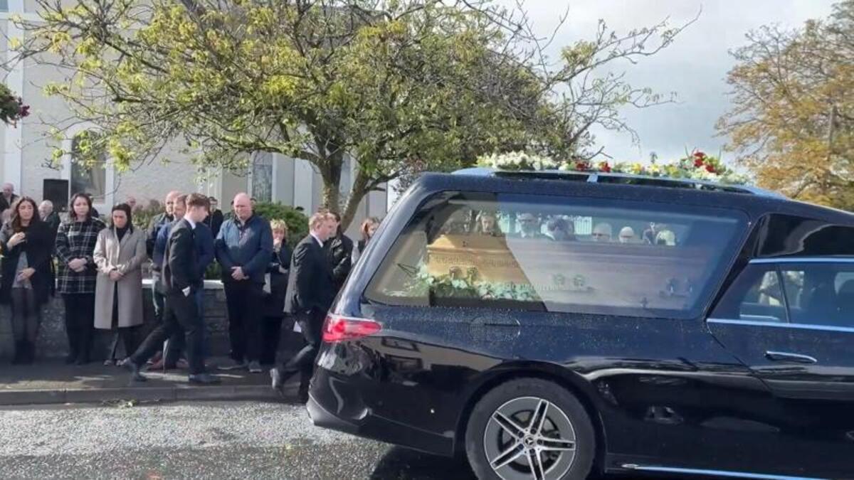 Mourners gather for funeral of 12-year-old hit by train in Co Mayo