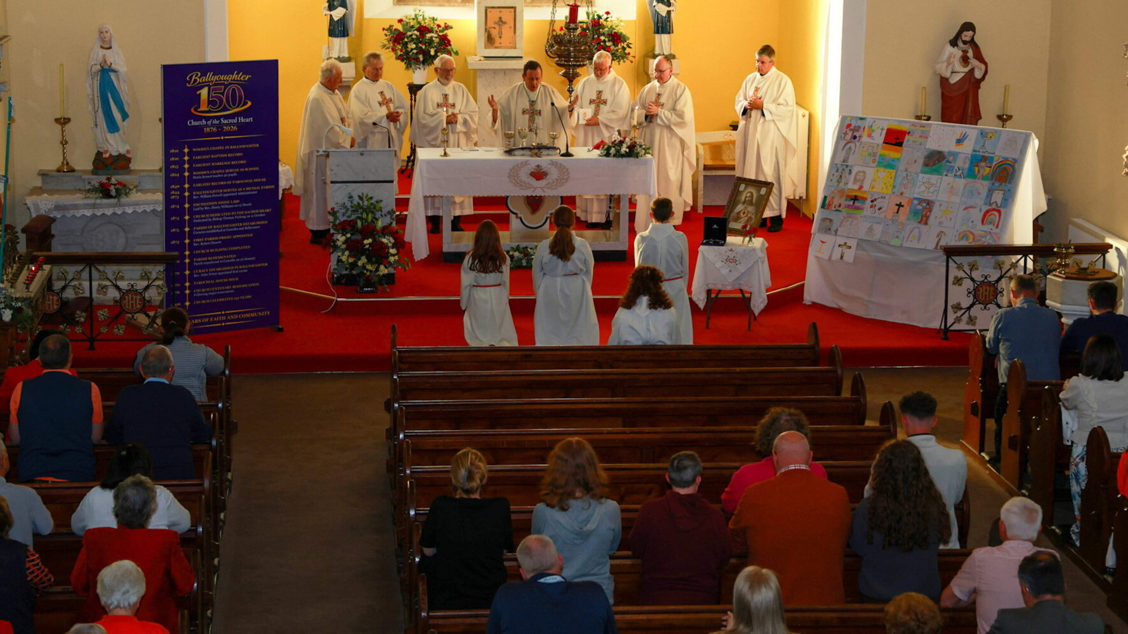 Local community gather with Bishop Ger Nash to celebrate 150th anniversary of Wexford church