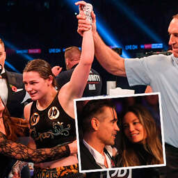 World champion Katie Taylor rejects Colin Farrell's offer to walk her ...
