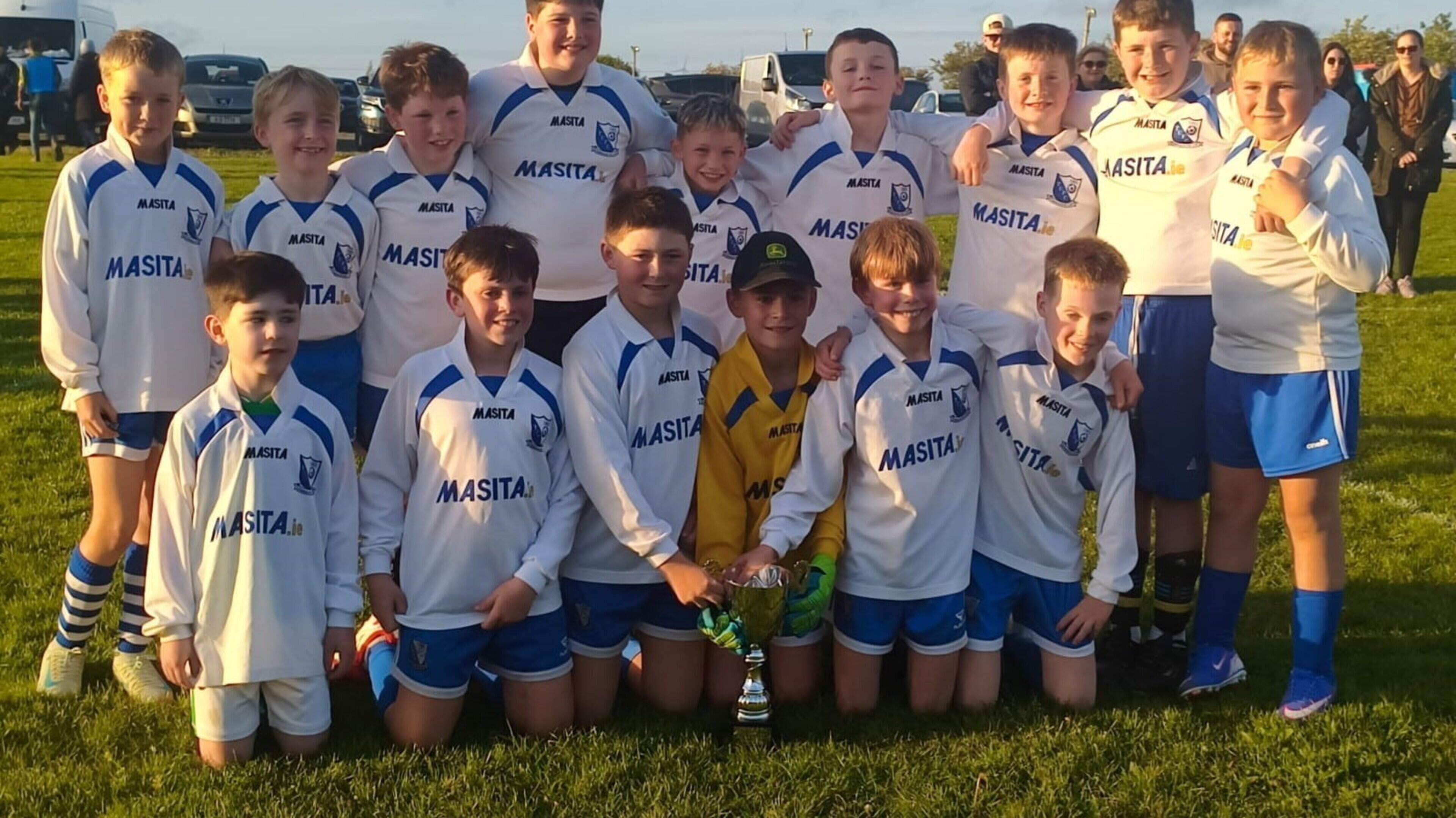 Tombrack United Under-11 boys bring third-ever schoolboys league title to small but thriving club
