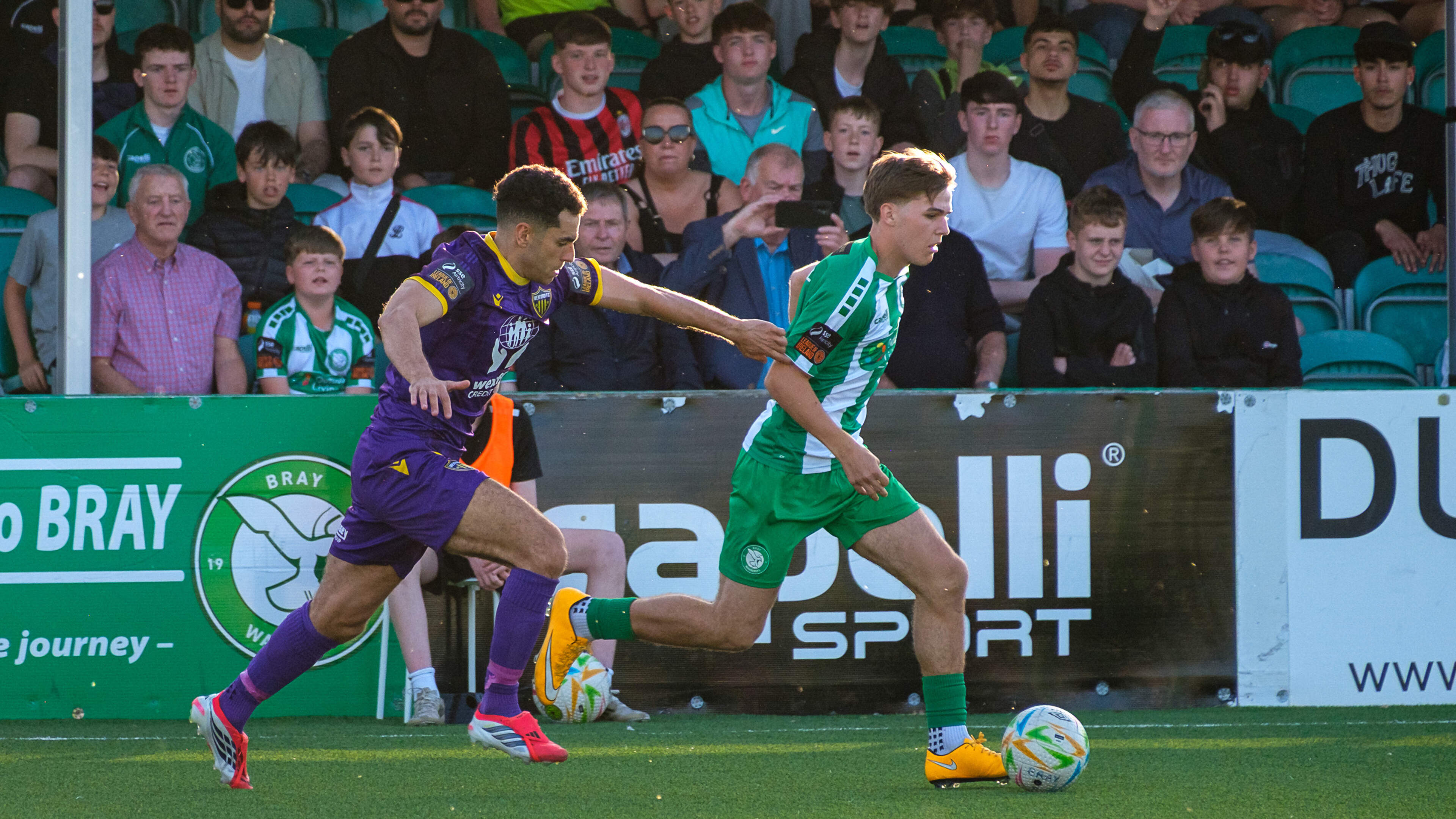 England-bound Billy O'Neill lauds Bray Wanderers fans as best in the country