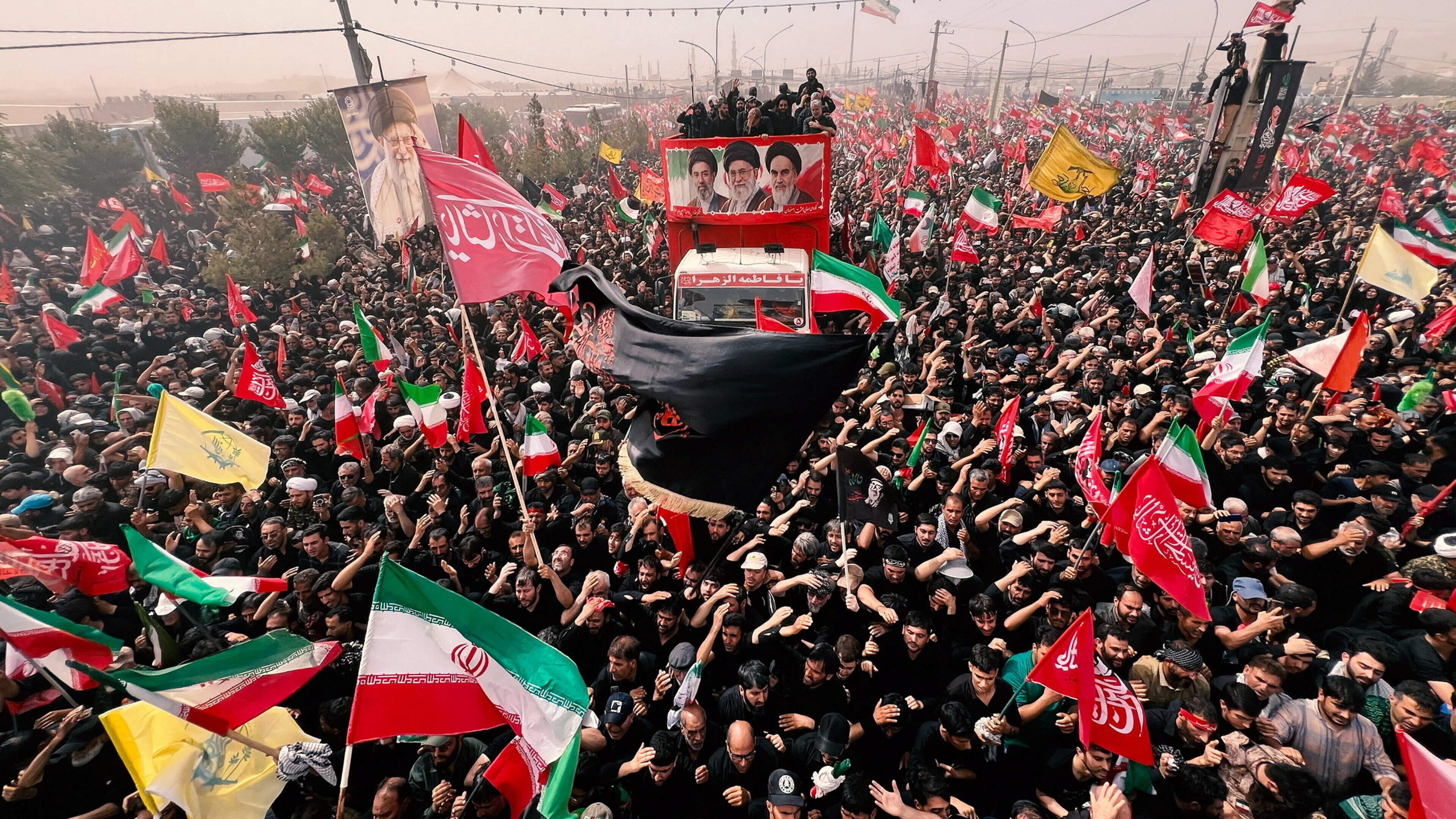 Tanker hit in Strait of Hormuz as crowds flock to funeral of ayatollah