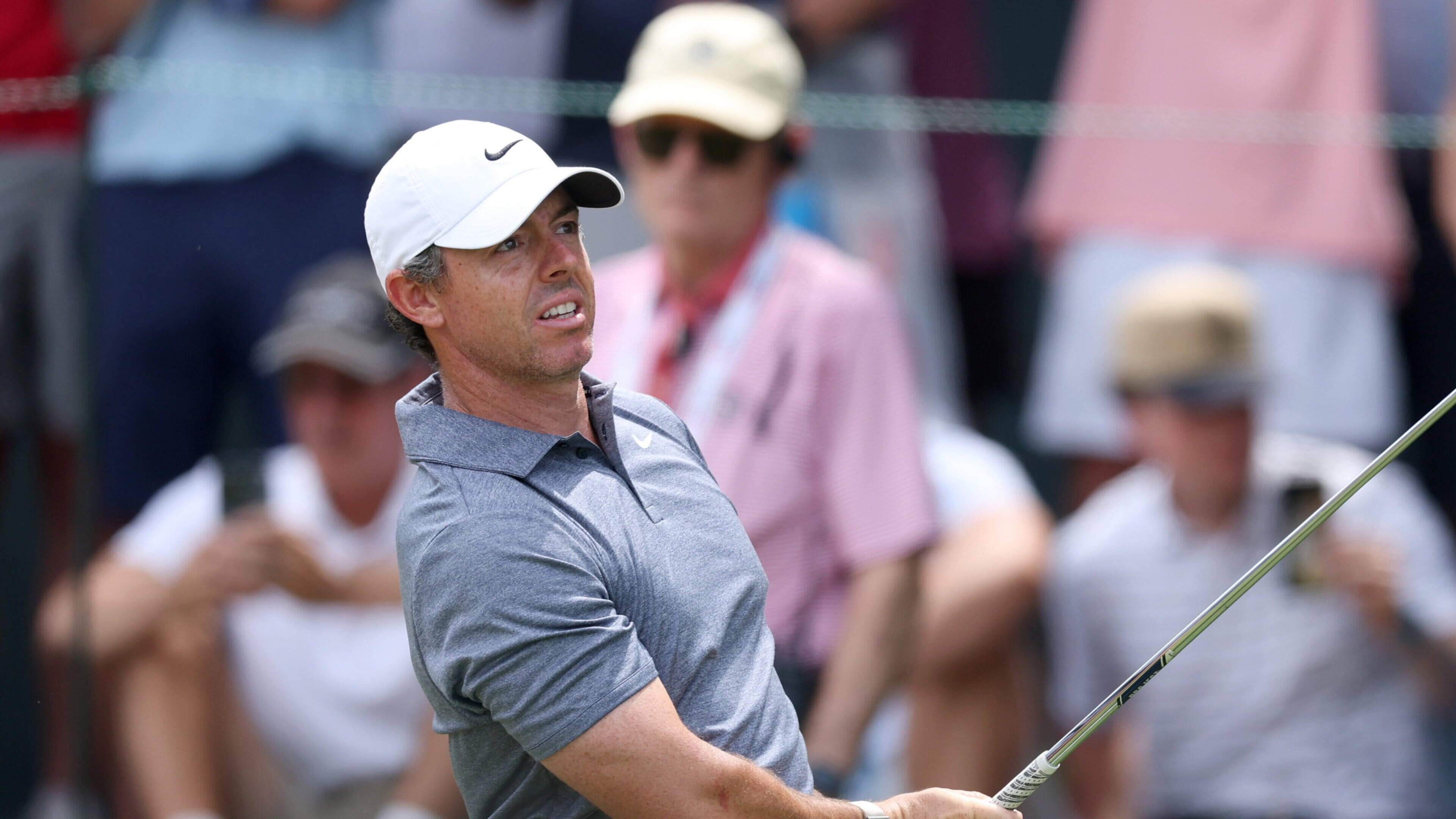 US Open, Day Two: Rory McIlroy falls back off lead after run of bogeys 
