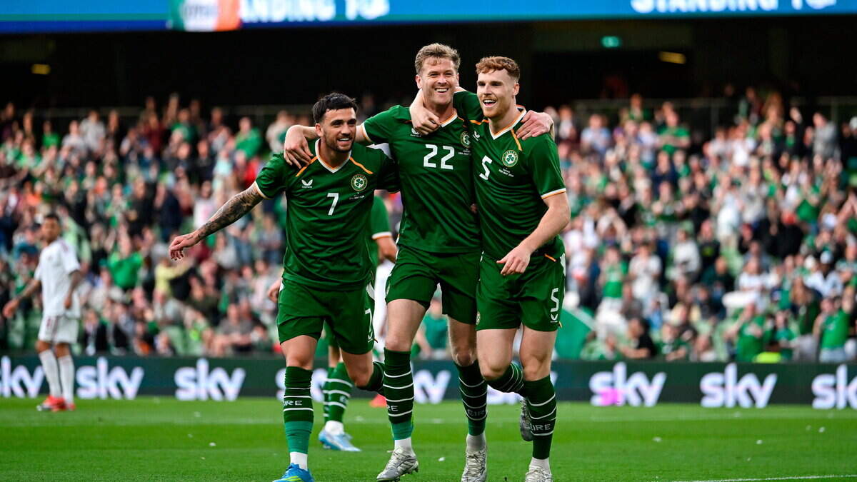 Ireland v Qatar: Boys in Green take early lead as Jack Moylan sent off on debut at Aviva Stadium