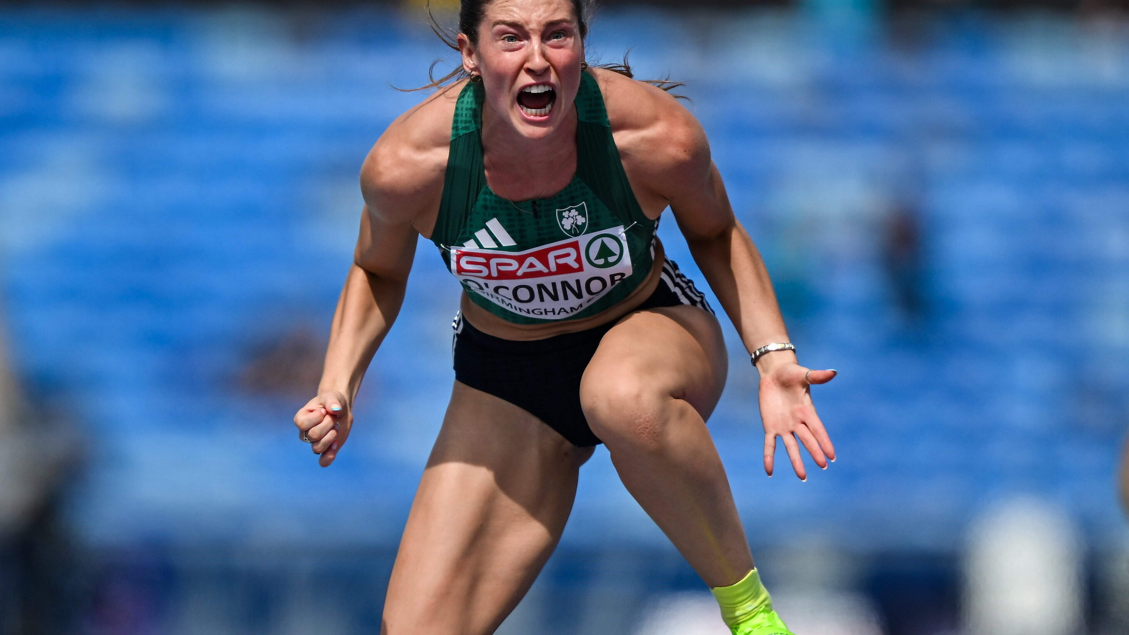 ‘I’m delighted’ – Kate O’Connor hails ‘insane’ Irish support after making strong start in bid for heptathlon gold