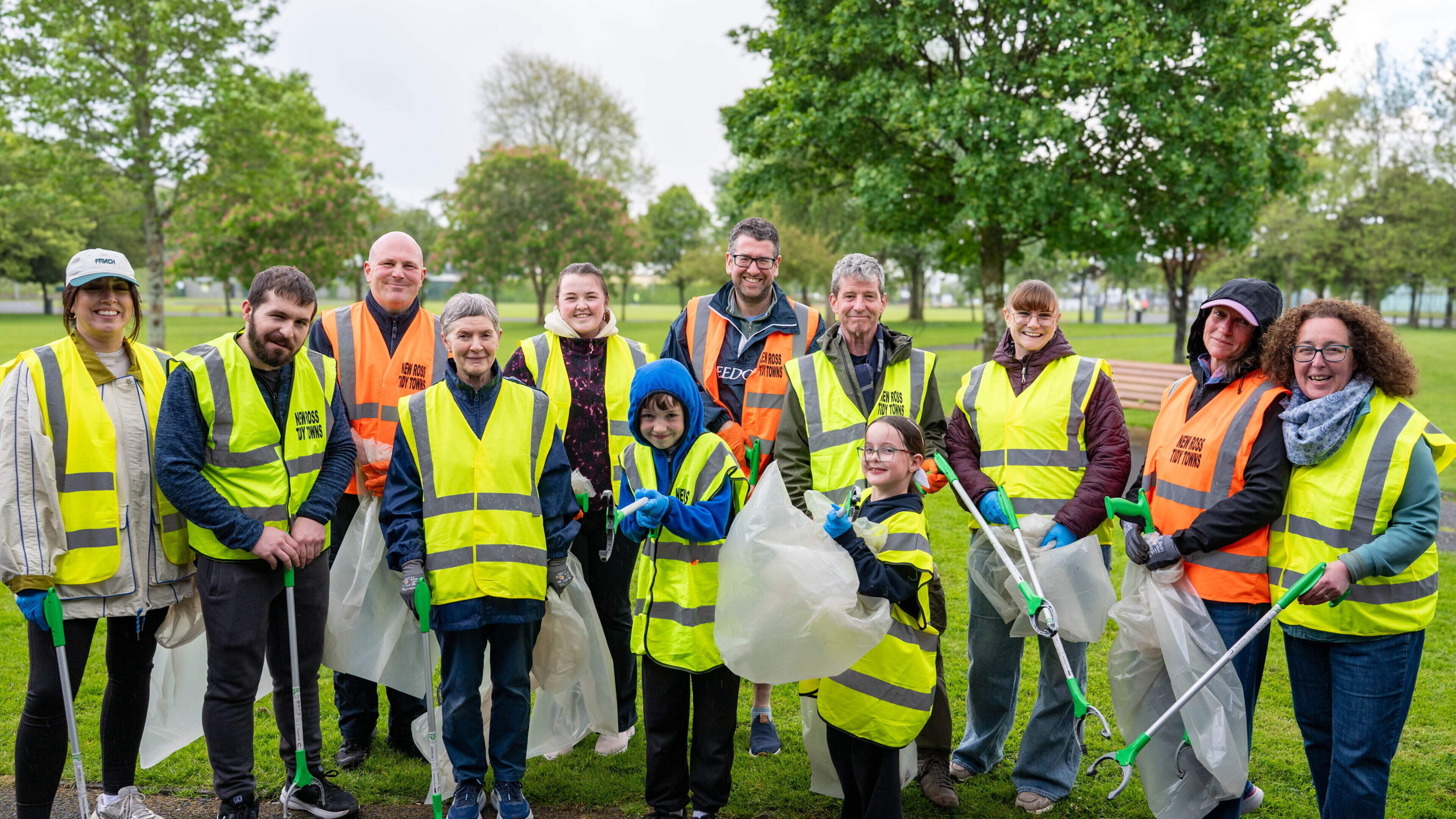 Tidy Towns committee clean up streets of New Ross