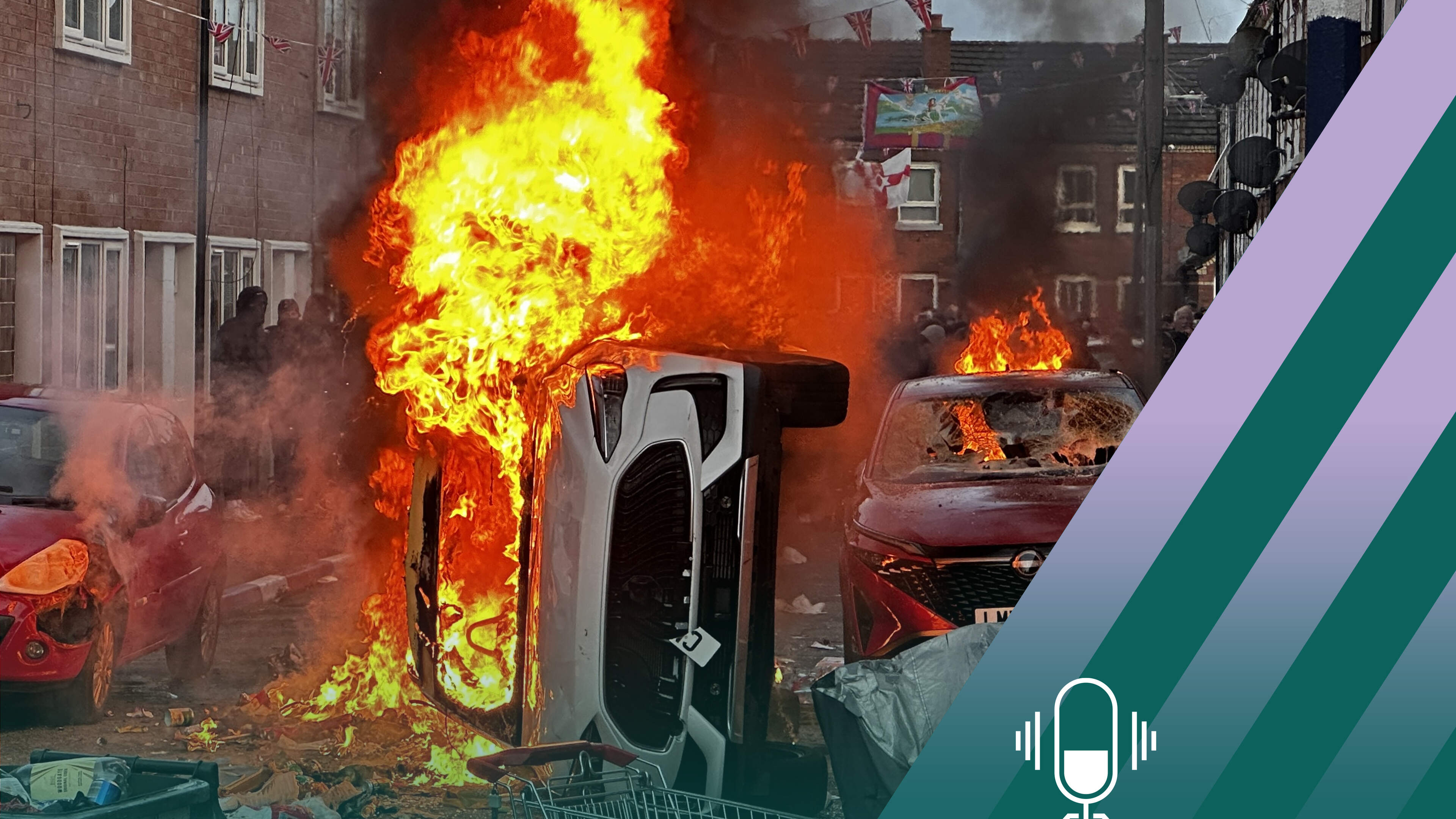 Belfast race riot chaos: Bus and homes destroyed a