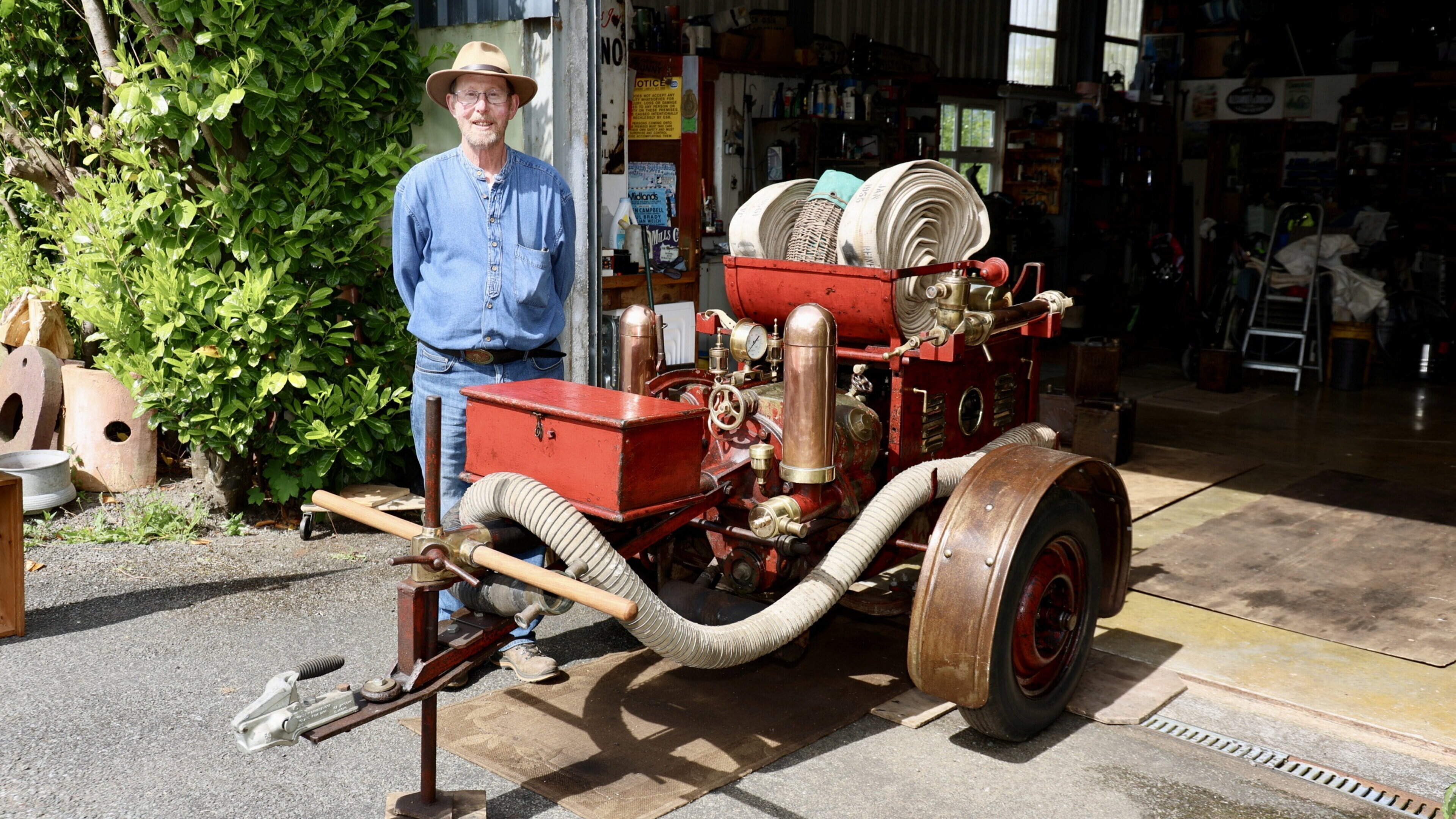 Abandoned 100-year old Kerry fire engine rescued from council yard and lovingly restored 