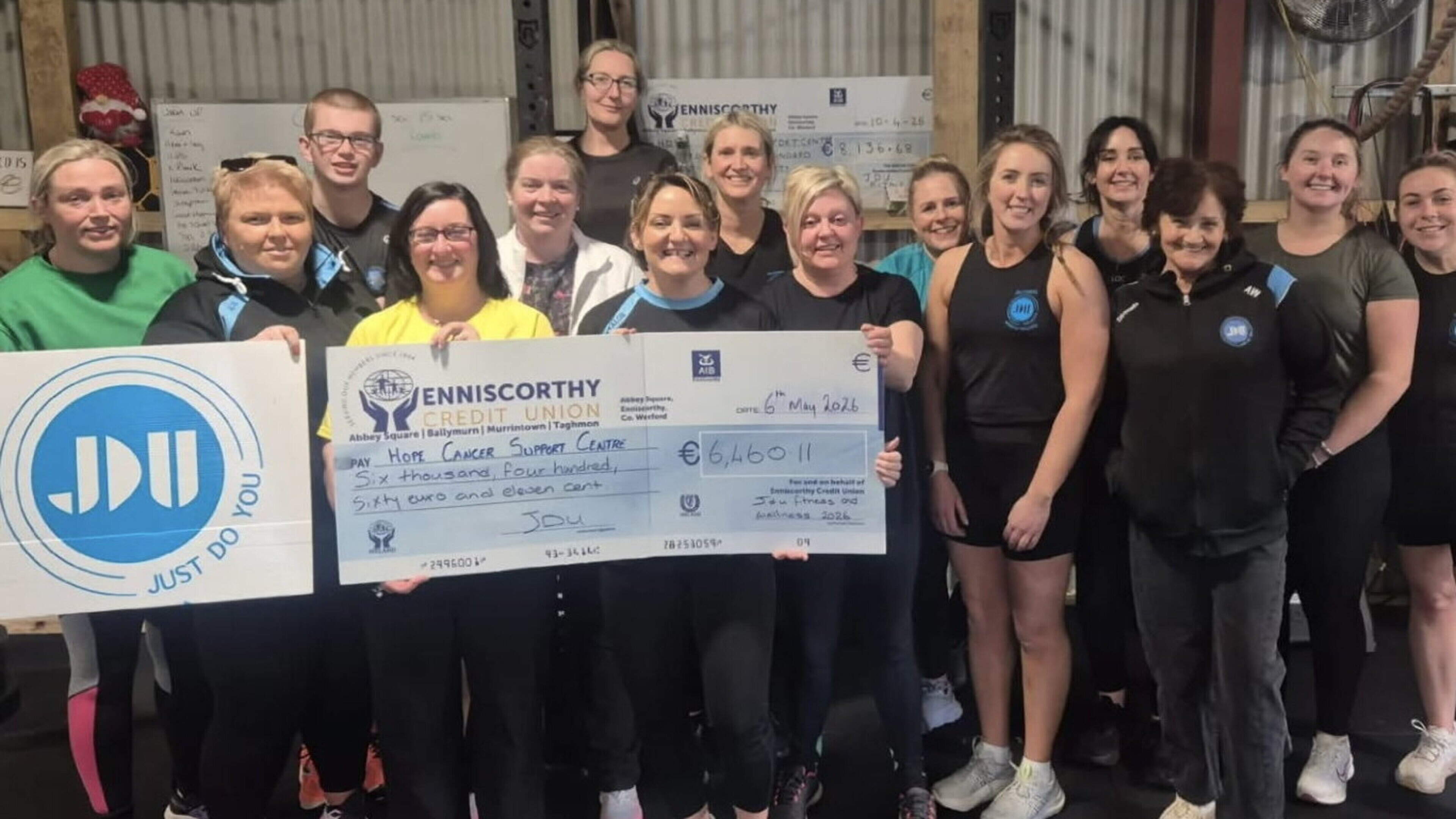 Wexford Gym’s challenge raises money for cancer charity