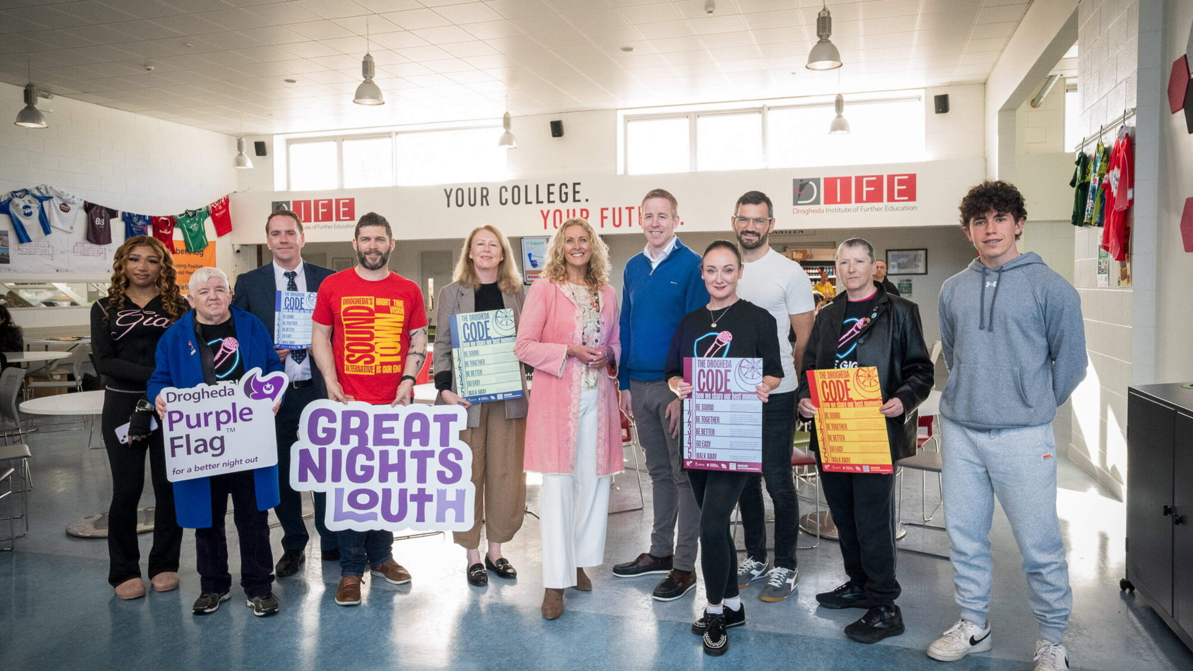 Drogheda becomes first town in Ireland to launch night-time code