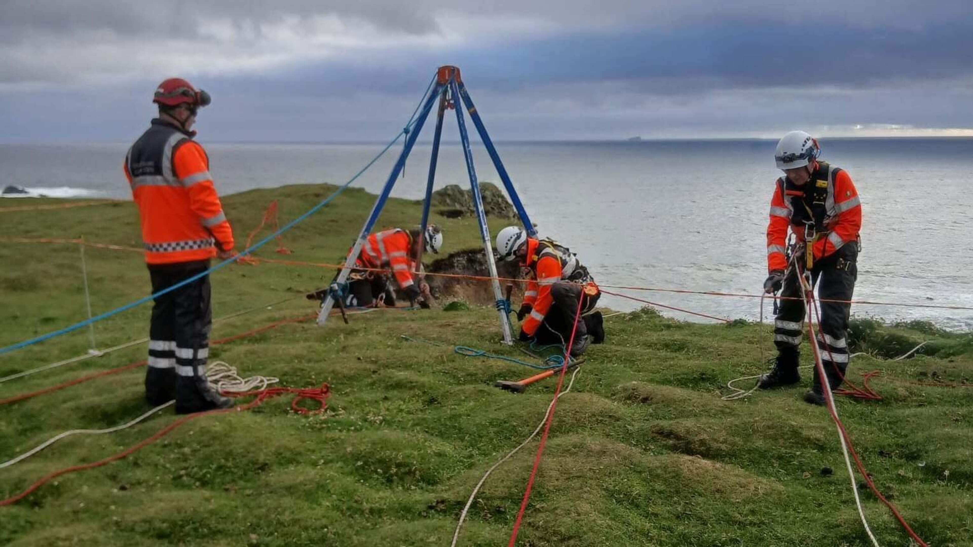 ‘Very lucky’ newly-engaged Kildare couple rescued after being cut off by tide on Achill