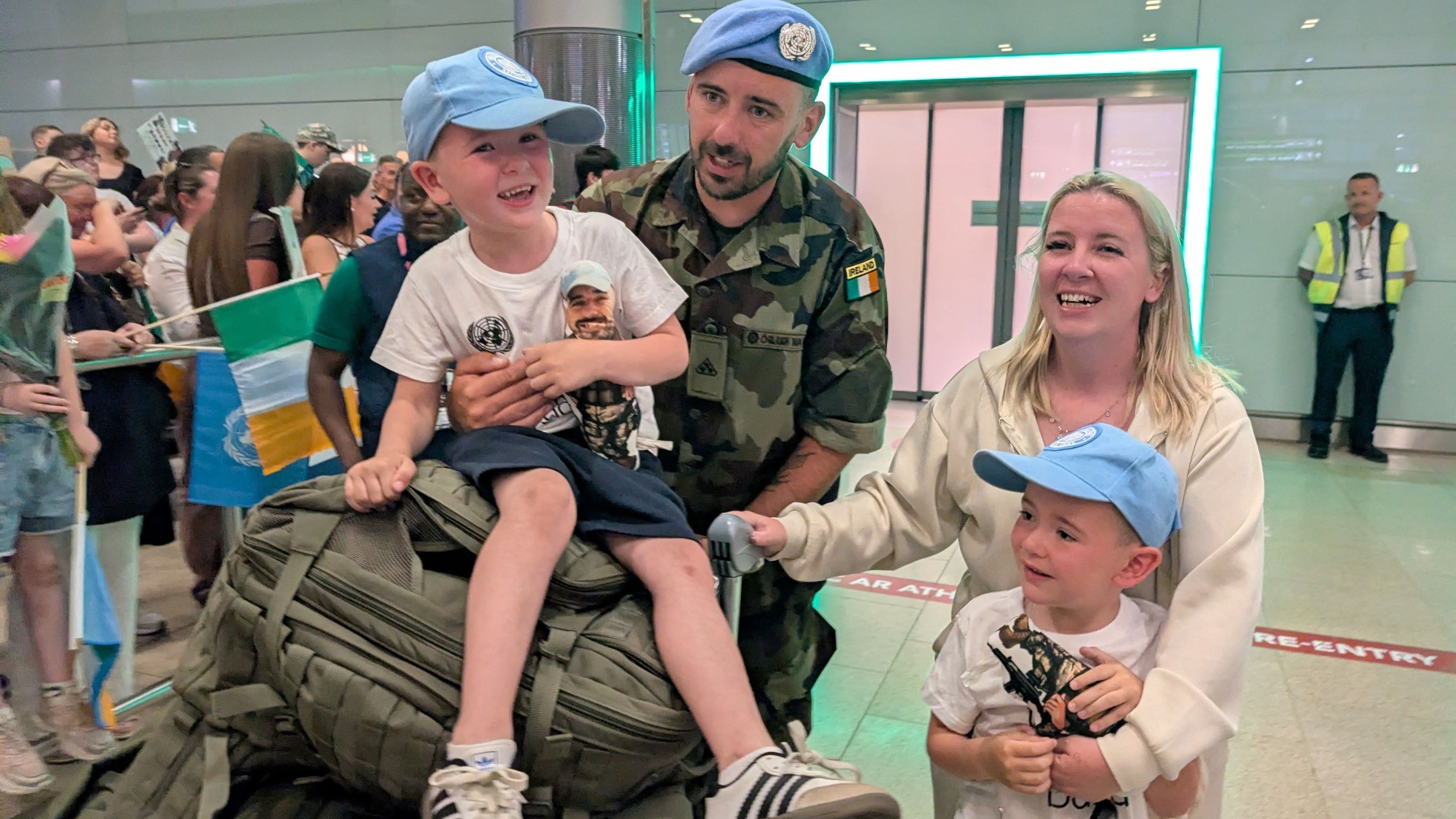 ‘The whole nation should be proud of them’ — Irish peacekeepers return from Lebanon after Unifil mission during Middle East conflict