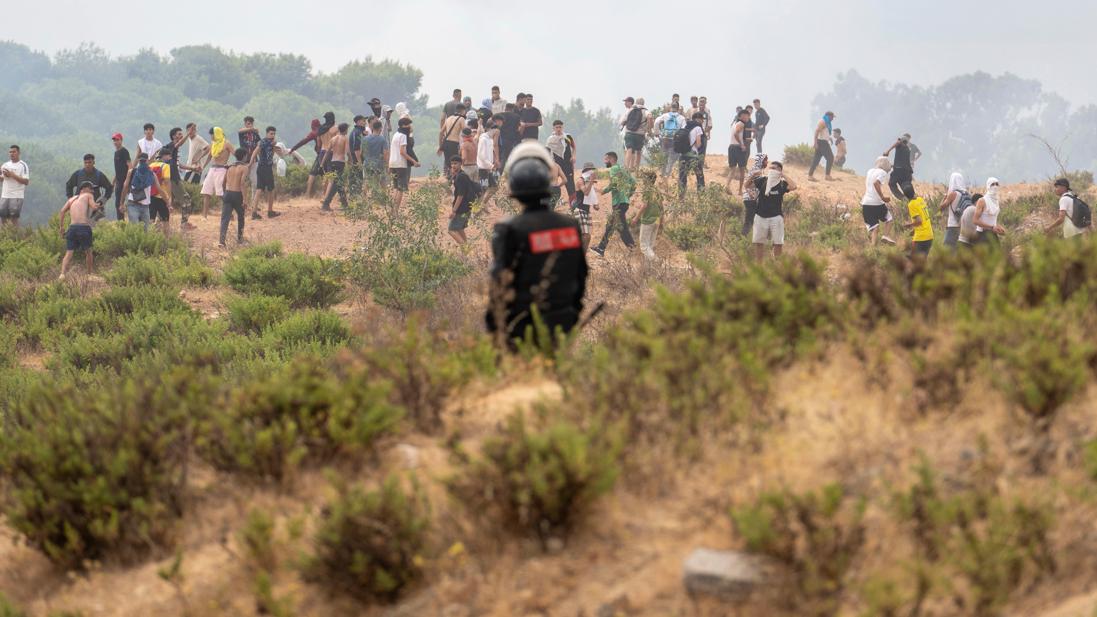 60,000 migrants cross into Spanish territory of Ceuta in 24 hours after border breach