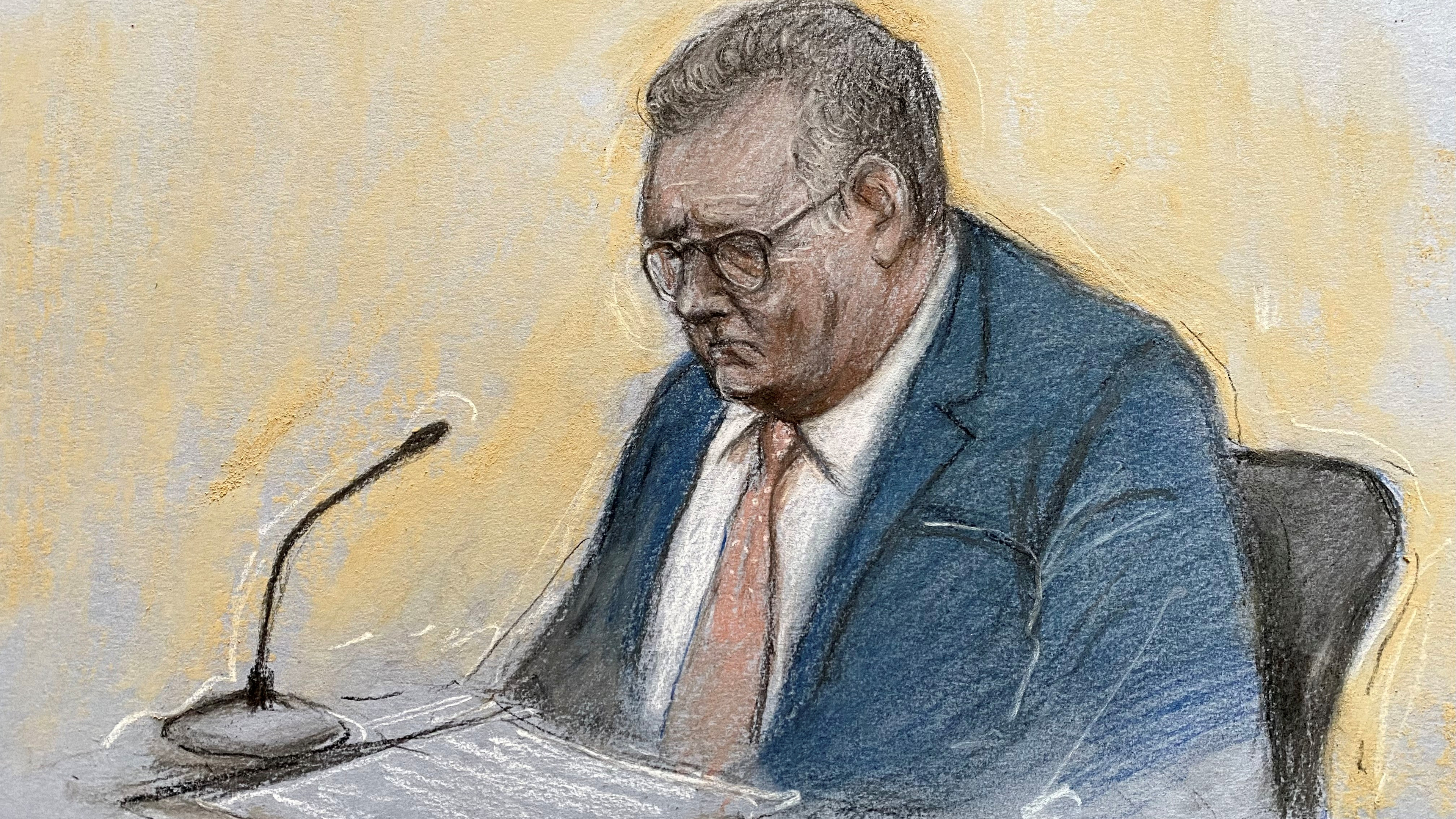 His fall from grace complete, Donaldson was driven away in back of a prison van to start his new life in a Maghaberry cell